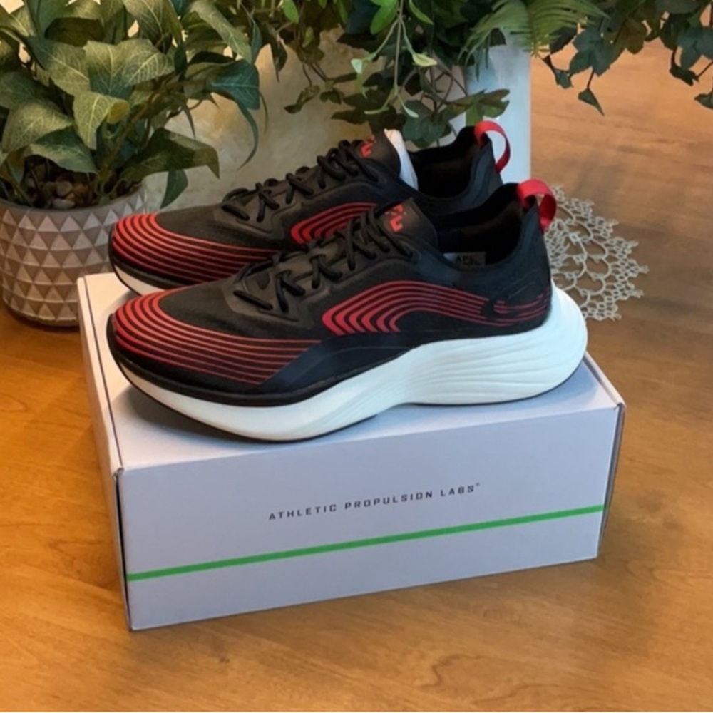 APL Black and Red Athletic Shoes